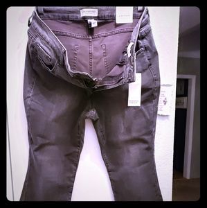 Lane bryant ankle jeans with pearls